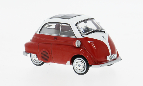 BMW Isetta 1959 Rood/Wit - 1:43